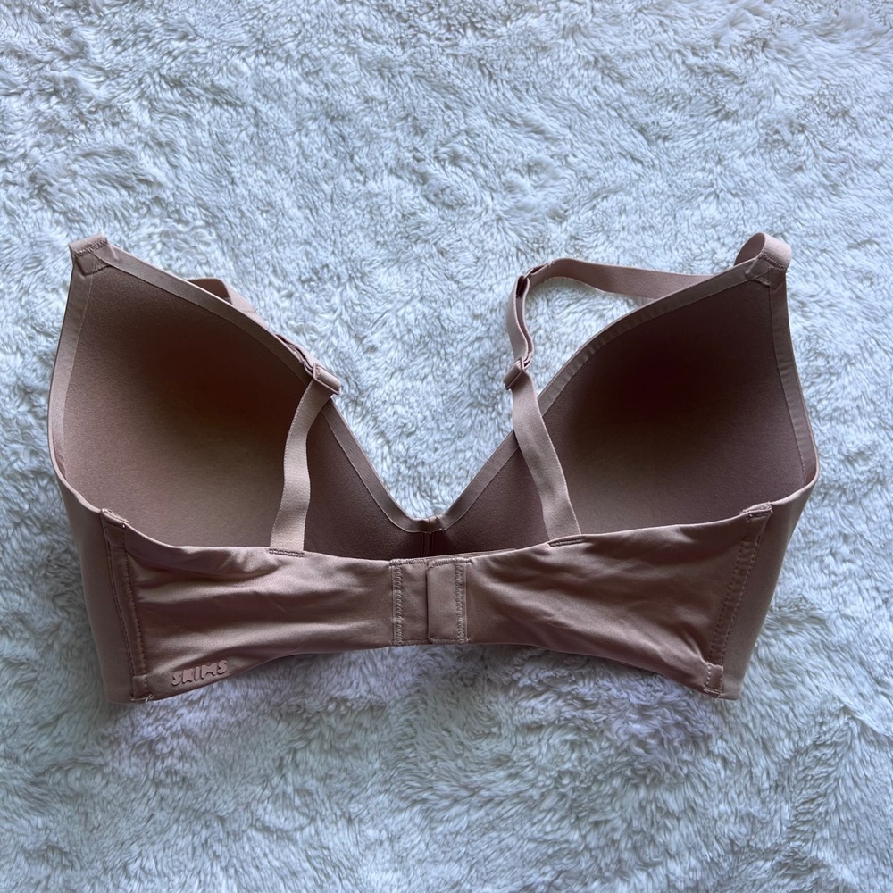 SKIMS Women's Fits Everybody Wireless T-Shirt Bra Clay Nude Size 34DD NWOT - Picture 5 of 10